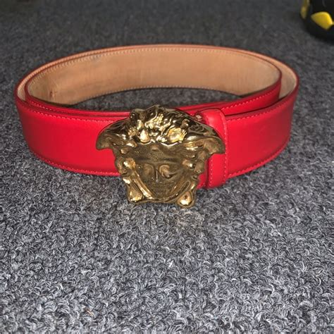 real red versace belt|Versace belt clearance.